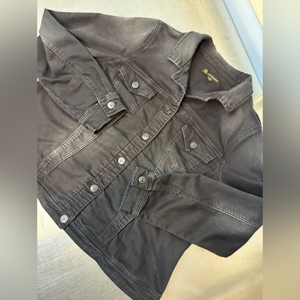 Love & Legend distressed denim Jean jacket - Picture 12 of 13